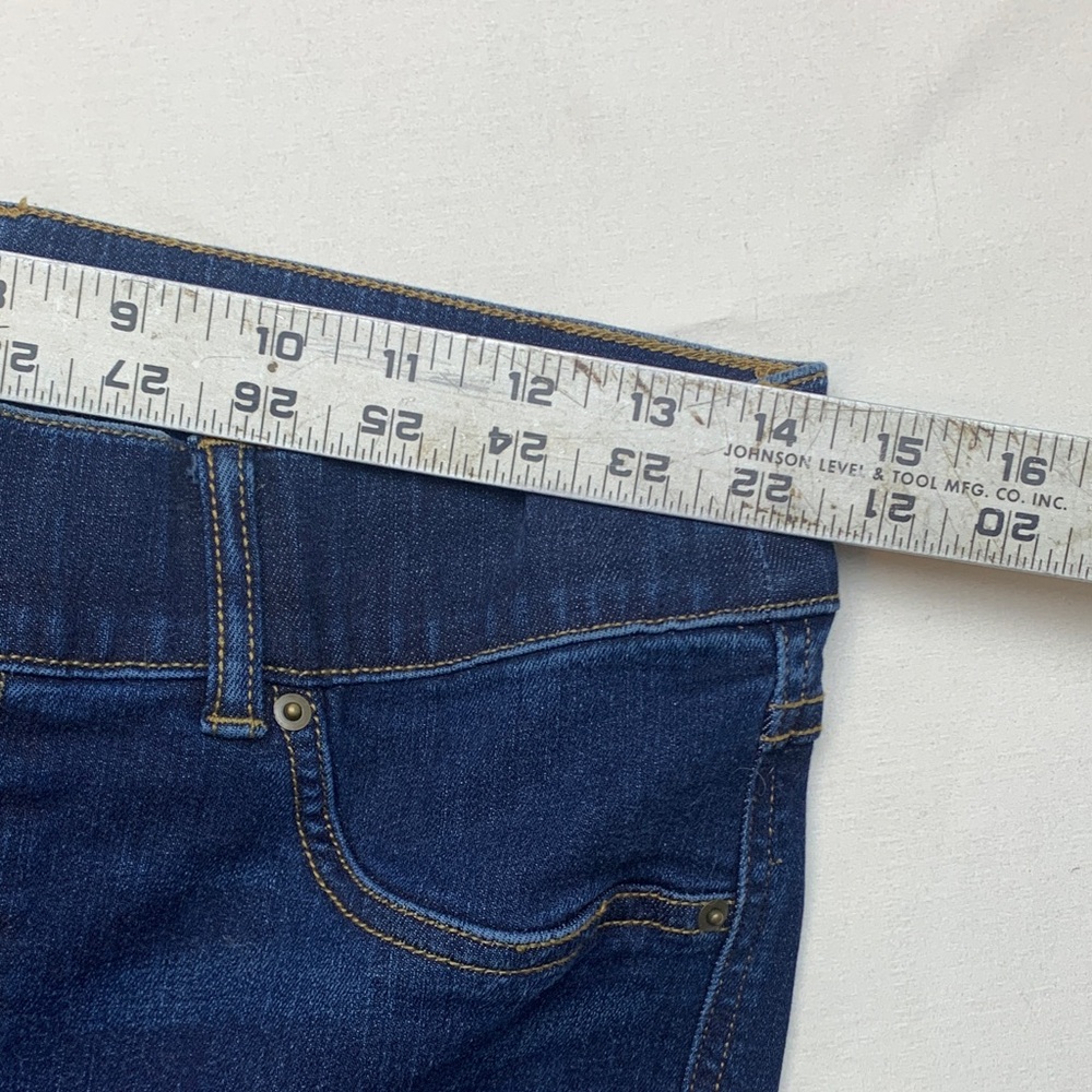 SPANX  size medium pull on flare jeans dark wash slimming casual - Picture 6 of 11